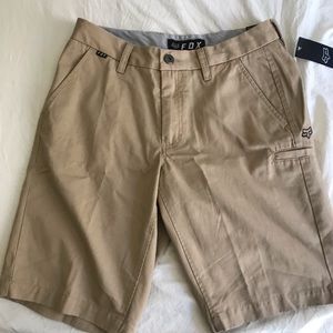 Fox Tan Golf Shorts Size 31 NWT